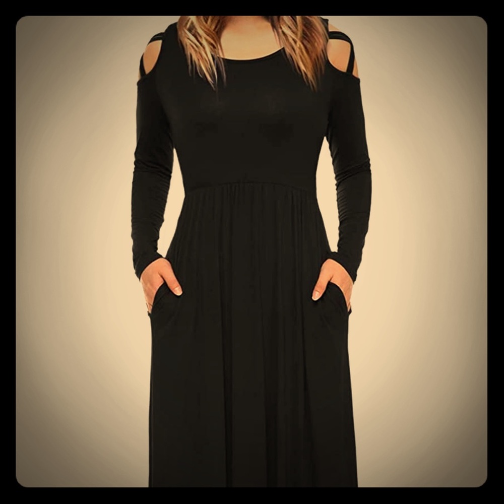 Mixfeer  Maxi Dress Long Sleeves